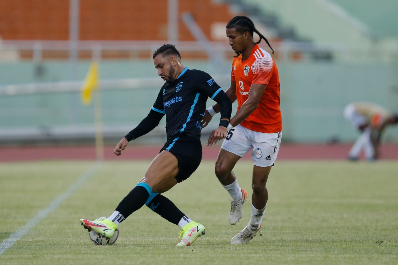 Atlético Pantoja venció a Cibao FC 1-0 en el partido de ida de la semifinal LDF 2021