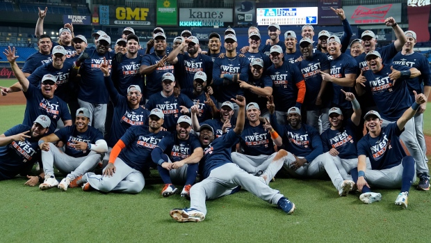 Astros de Houston campeones División Oeste Liga Americana