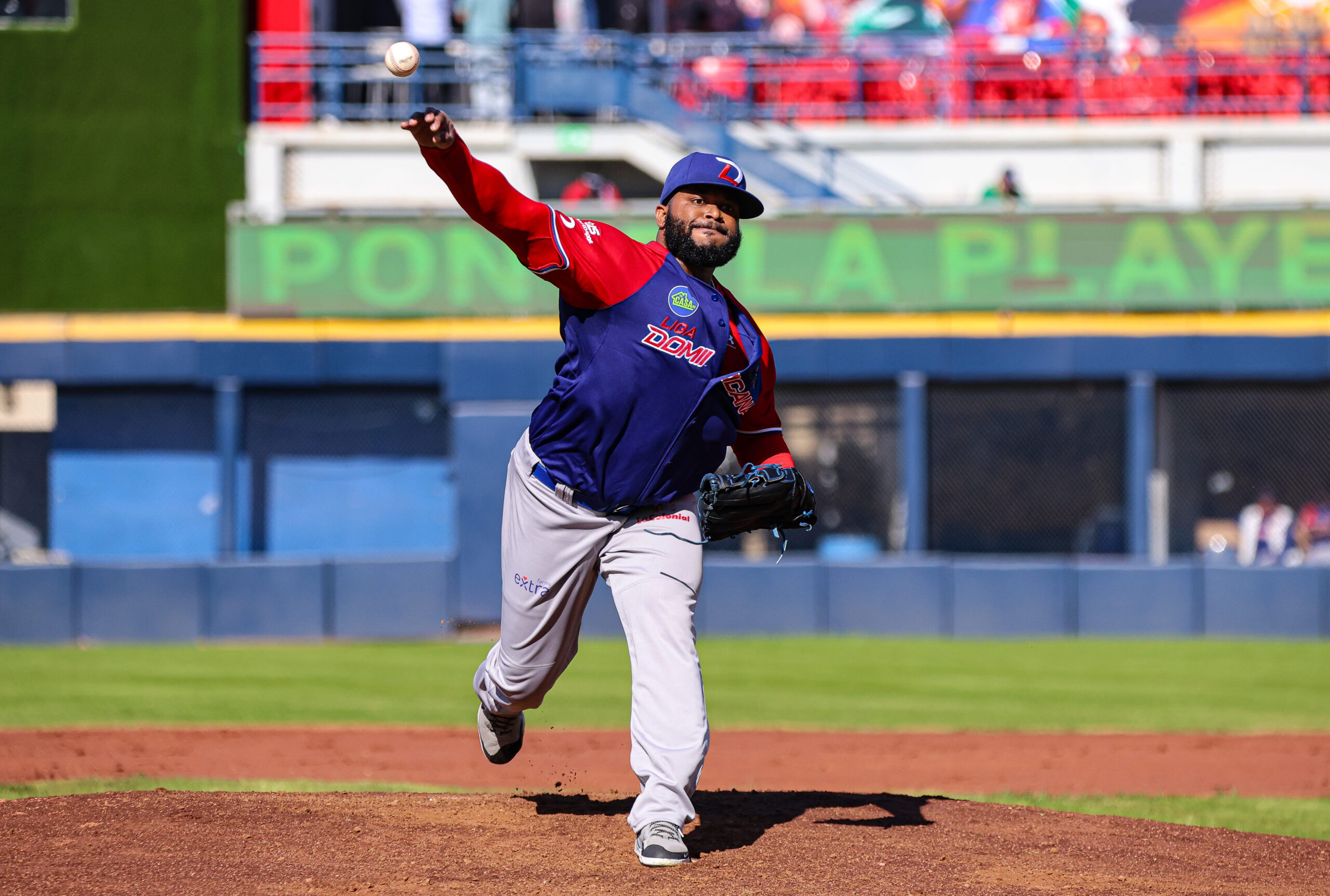 Johnny Cueto no permitió carreras limpias en la victoria de los Leones del Escogido de la República Dominicana frente a Japón este sábado 1 de febrero en la Serie del Caribe, Mexicali 2025.