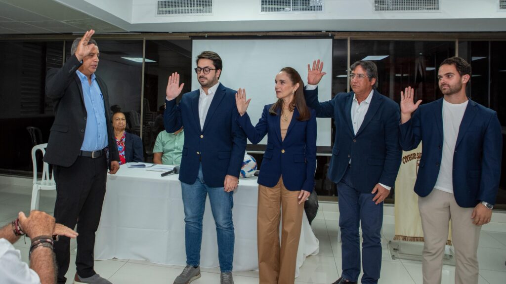 Juramentación nueva directiva comité ejecutivo Asociación de Fútbol del Distrito Nacional