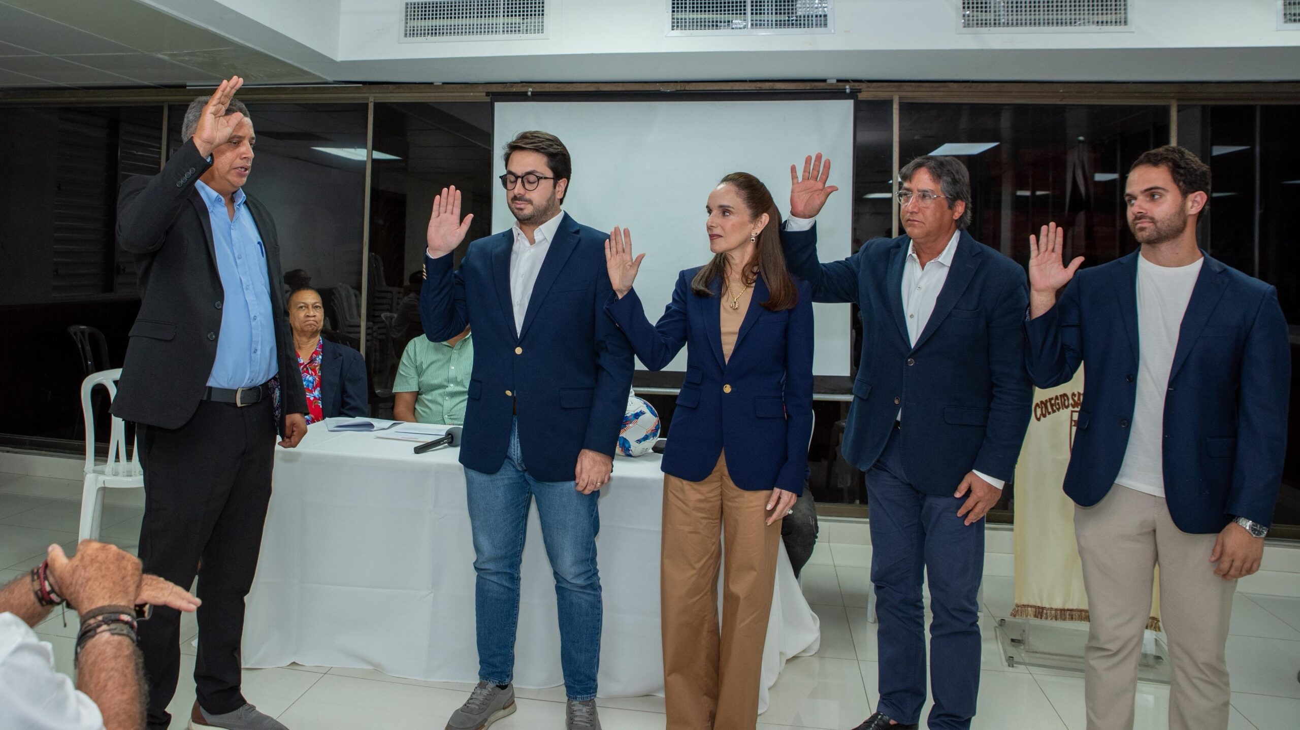 Juramentación nueva directiva comité ejecutivo Asociación de Fútbol del Distrito Nacional