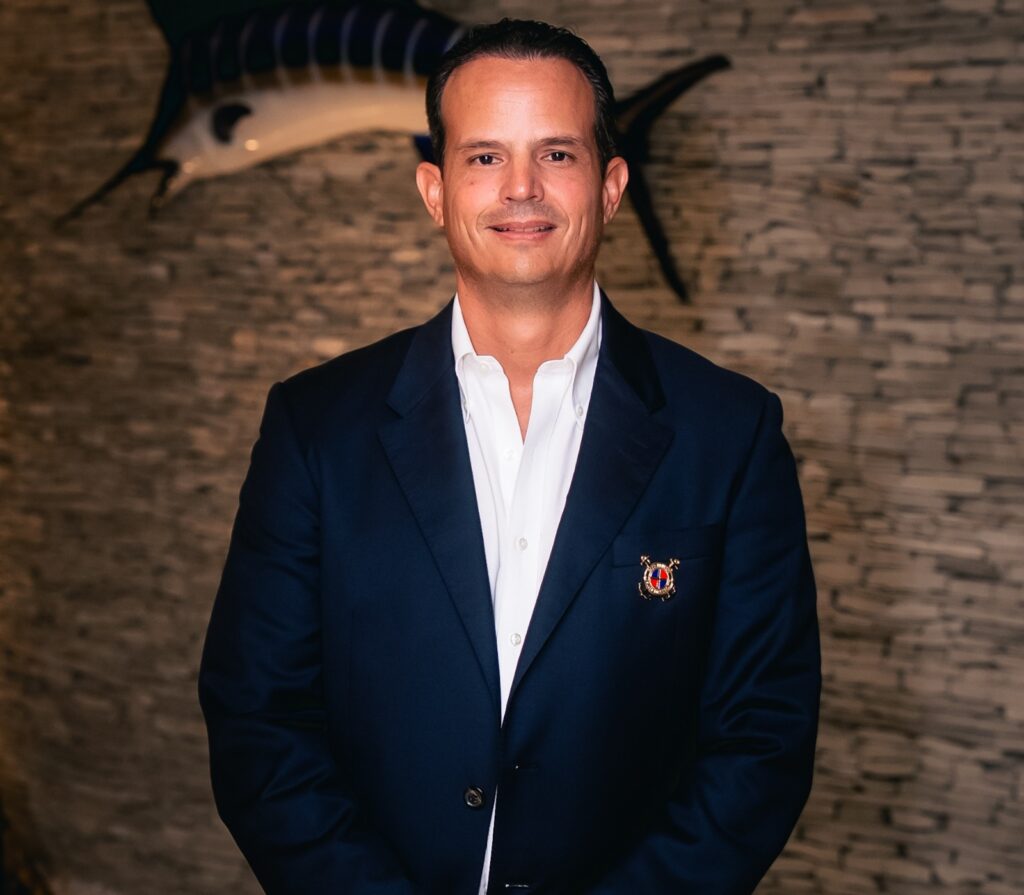 John Adams, socio del club Náutico Santo Domingo y director del torneo 60 al Marlin Blanco